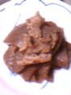 こんにゃくと豚肉のしょうが炒め-レシピのメイン写真