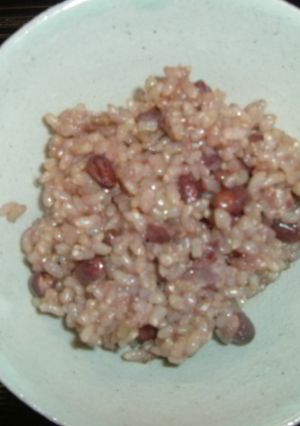 玄米＆小豆のご飯-レシピのメイン写真
