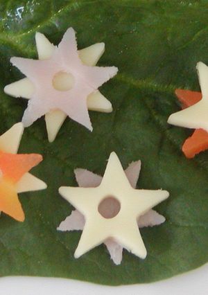 星の花　☆キャラ弁の飾り☆-レシピのメイン写真