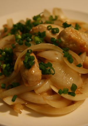 新玉ねぎで甘ウマかじき♪-レシピのメイン写真