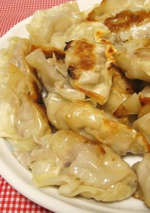 野菜たっぷり♡しゃきしゃき蓮根餃子-レシピのメイン写真