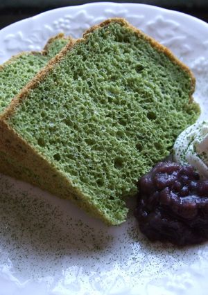 しっとりふわふわ 抹茶シフォンケーキ-レシピのメイン写真