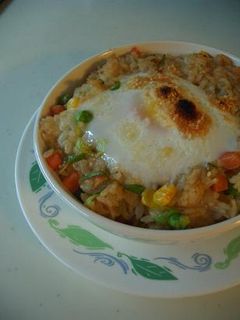 簡単ひとりご飯♪焼肉気分のドリア-レシピのメイン写真