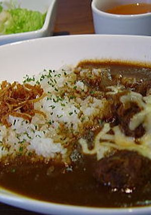 自家製ミートボールのチーズカレー-レシピのメイン写真