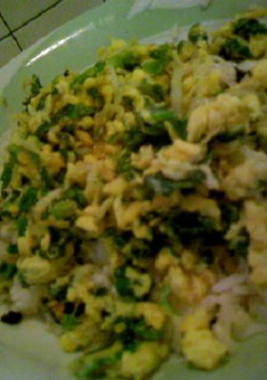 ほうれん草入りじゃこたまご飯-レシピのメイン写真