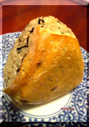 チーズを背負った焼きおにぎり-レシピのメイン写真