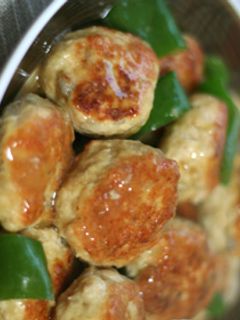 れんこん入りつくねのあんかけ煮-レシピのメイン写真