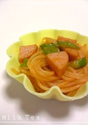サラスパでお弁当用ナポリタン♪-レシピのメイン写真