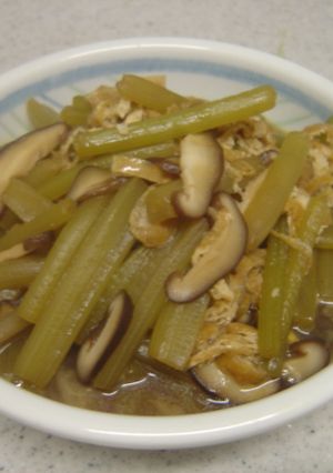 ふきとしいたけの煮物♪-レシピのメイン写真