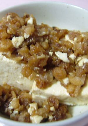 ✦材料４つ✦簡単♬豆腐の揚げ玉のせ♬-レシピのメイン写真