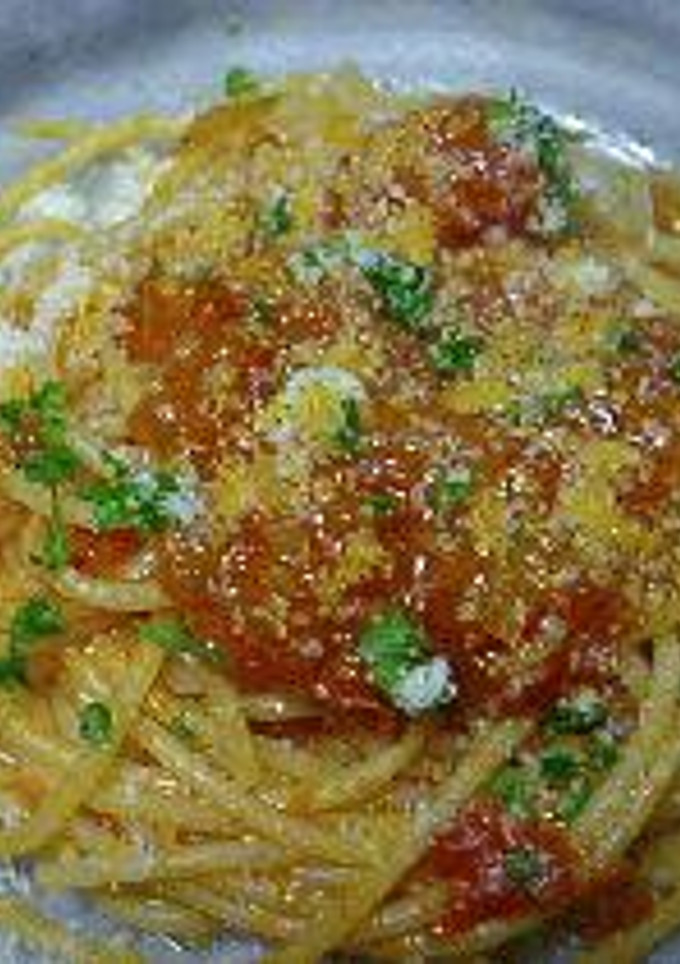トマト缶としょうゆのパスタ-レシピのメイン写真