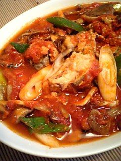 レンジで簡単♪鯖缶の黒酢トマト煮-レシピのメイン写真