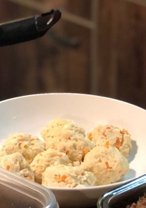 豆腐と野菜入り鶏胸団子-レシピのメイン写真