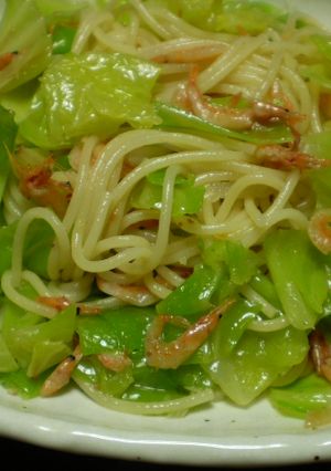春キャベツと釜あげ桜海老のパスタ-レシピのメイン写真