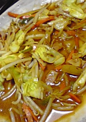 ソース焼きそば風野菜炒め-レシピのメイン写真