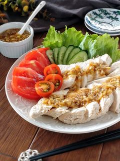 タレが絶品☆鶏むね肉で簡単よだれ鶏。-レシピのメイン写真