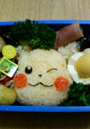 ピカチュウ弁当４　（ポケモンキャラ弁）-レシピのメイン写真