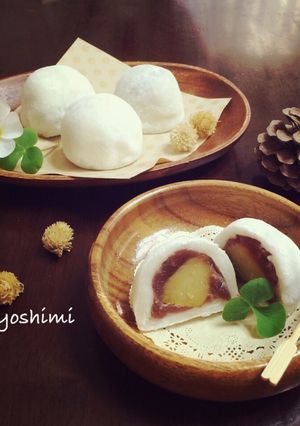 切り餅de栗大福♡-レシピのメイン写真