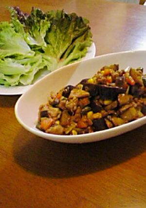 麻婆味☆肉野菜のレタス包み-レシピのメイン写真