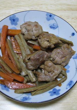 鶏肉きんぴらごぼう-レシピのメイン写真