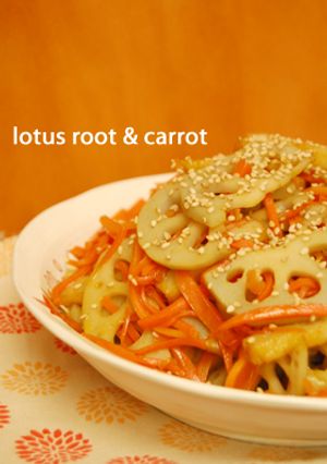 ◆蓮根のきんぴら（甘酢風味）◆-レシピのメイン写真