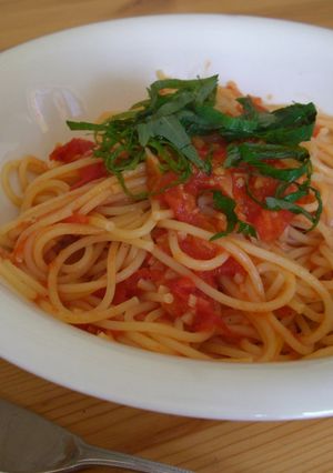 シンプル✿トマトのパスタ-レシピのメイン写真