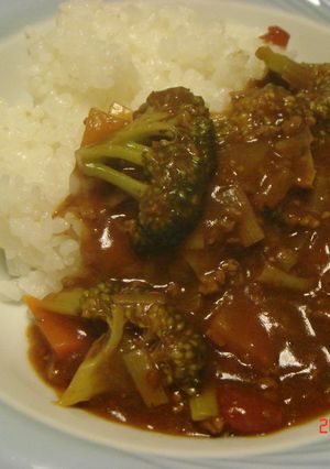 超楽レシピ♡挽き肉のあっさりトマトカレー-レシピのメイン写真