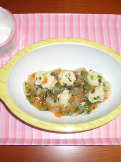 離乳食 豆腐だんごのトロロン煮-レシピのメイン写真