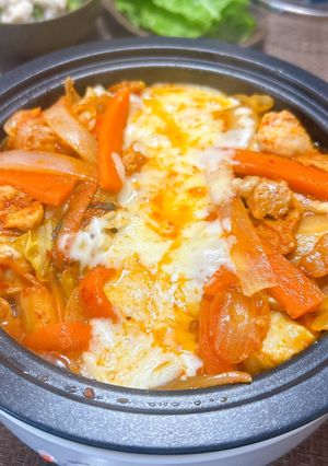 キムチで簡単♪チーズタッカルビ-レシピのメイン写真