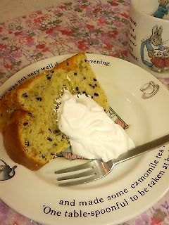 *さつまいもと黒ゴマのノンオイルシフォン-レシピのメイン写真