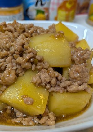 ケーキシロップ入り肉じゃが。簡単-レシピのメイン写真