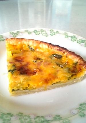 卵不使用★かぼちゃ液のまろやかキッシュ-レシピのメイン写真
