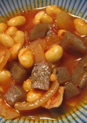 大豆とこんにゃくのケチャップ煮-レシピのメイン写真