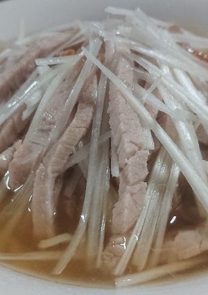 驚愕レシピNo.22ねぎそば(ラーメン)-レシピのメイン写真