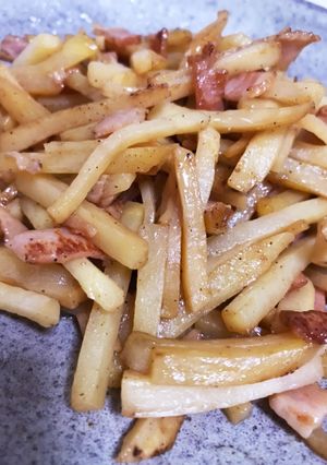 じゃがいもとベーコンのオイスター炒め-レシピのメイン写真