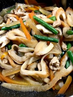 大根竹輪豚こまのキンピラ風-レシピのメイン写真