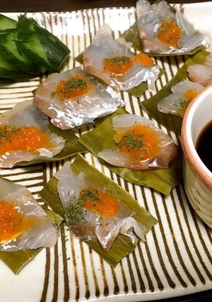 簡単♪鯛の昆布締め-レシピのメイン写真