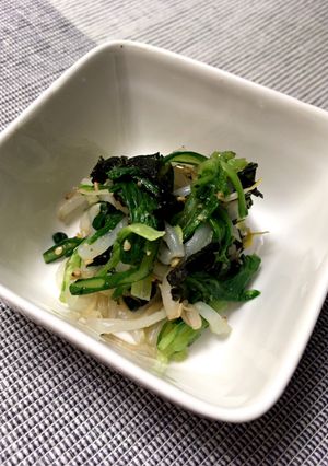 菊菜ともやしのナムル-レシピのメイン写真