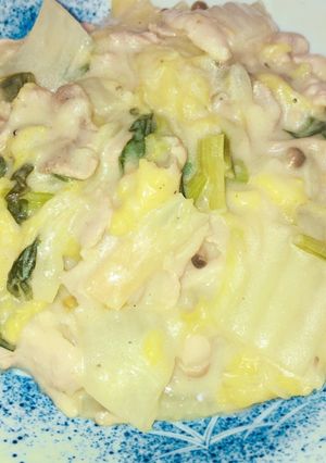 白菜のとろとろクリーム煮-レシピのメイン写真