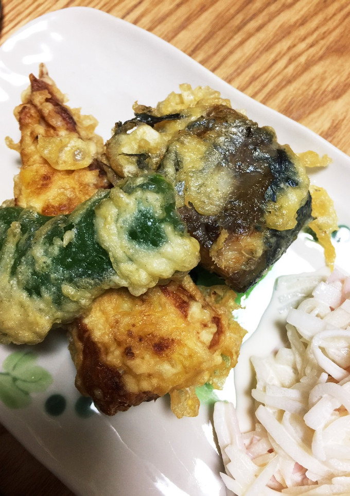 鯖缶とさつまいもちくわの天ぷら-レシピのメイン写真