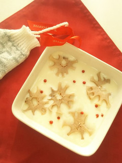 クリスマスに。蓮根の雪の結晶飾り切り-レシピのメイン写真