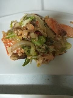 鮭のチーズ野菜炒め-レシピのメイン写真