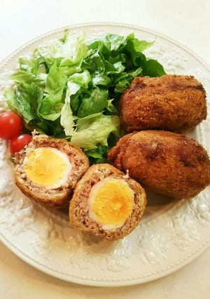 合挽き肉 スコッチエッグ-レシピのメイン写真
