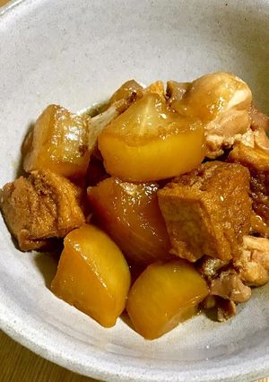 【超簡単】厚揚げとり大根-レシピのメイン写真