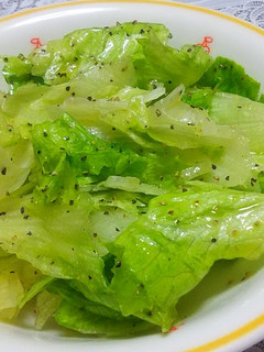 簡単!美味しい!レタスだけサラダ♪-レシピのメイン写真