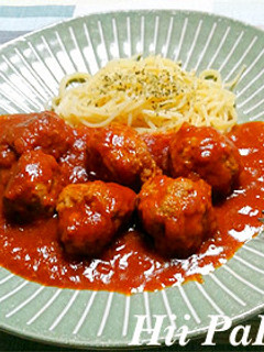 ミートボールのトマトソース煮込み-レシピのメイン写真