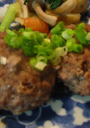 *お肉がおいしいハンバーグ*-レシピのメイン写真