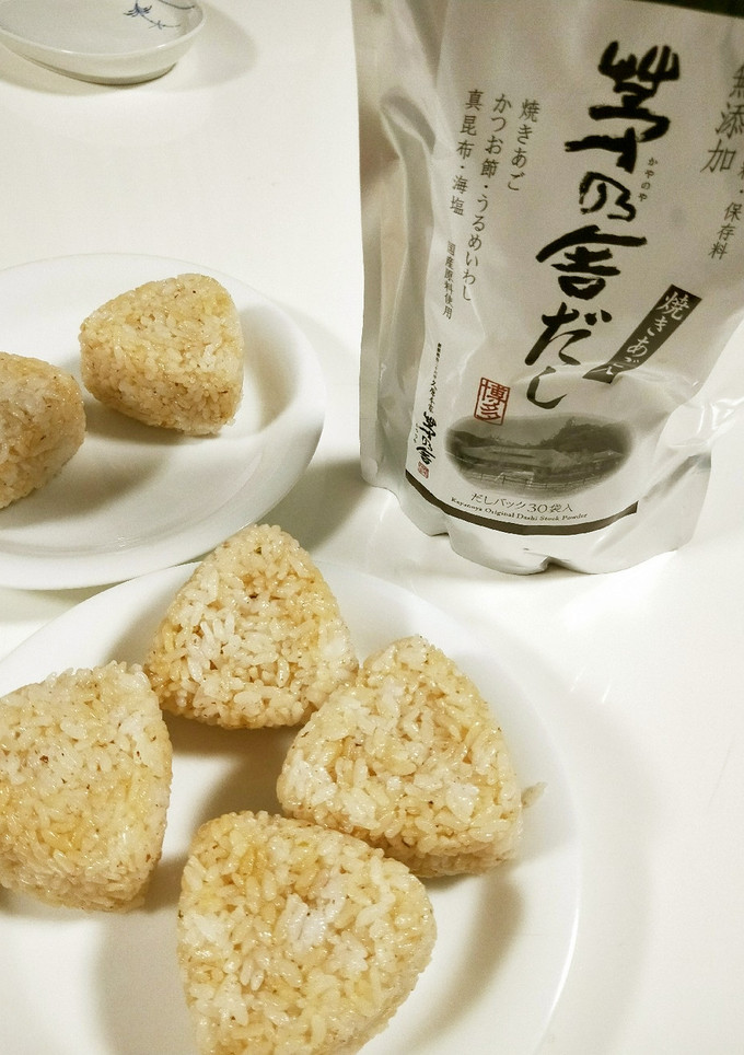 茅の舎のだしでおにぎり-レシピのメイン写真