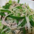 簡単中華・豚とヤーコンとピーマンの塩炒め