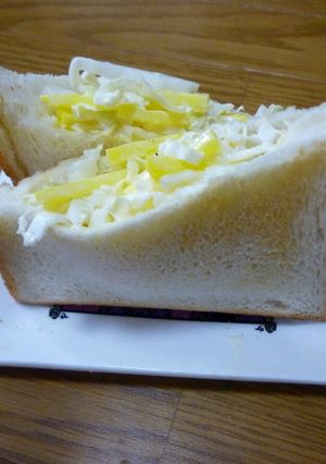 ツナたくサンド-レシピのメイン写真